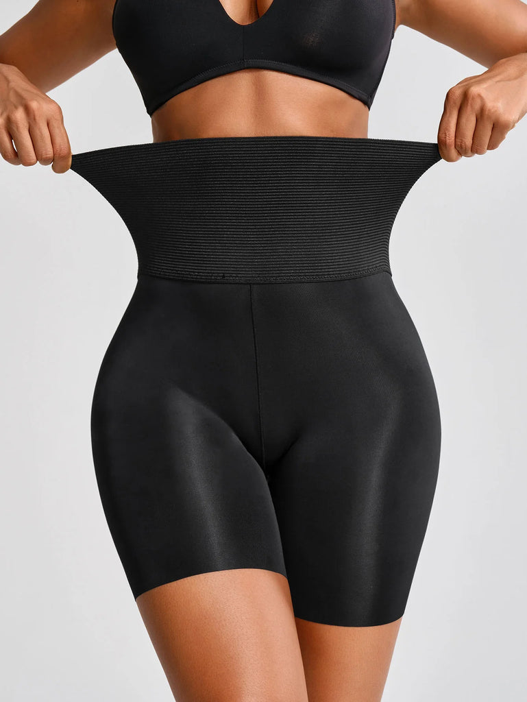 Women's High Waist Abdominal Compression Shapewear Shorts - Seamless Hip Lifting Boyshorts S-3XL